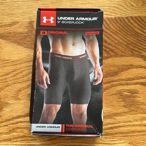 Under Armour 9” BoxerJock Underwear White Mens size small